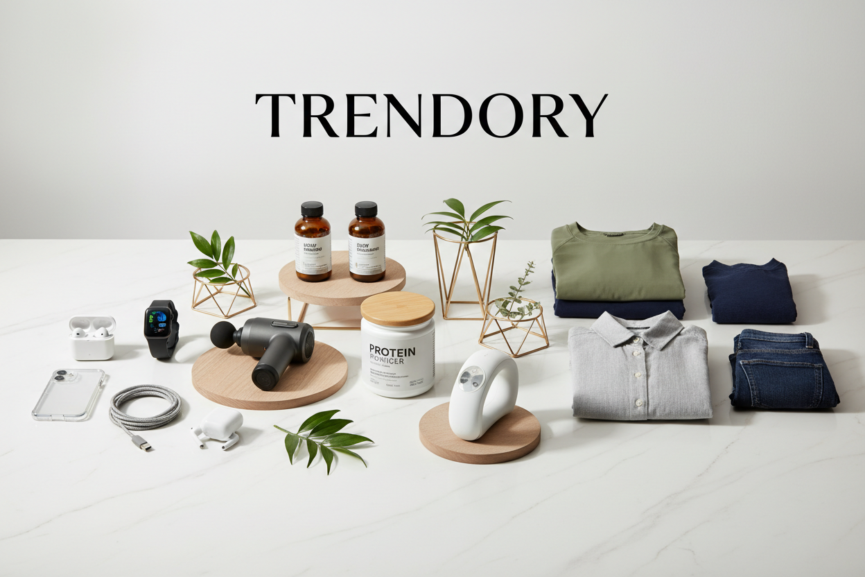 showcase the products alone